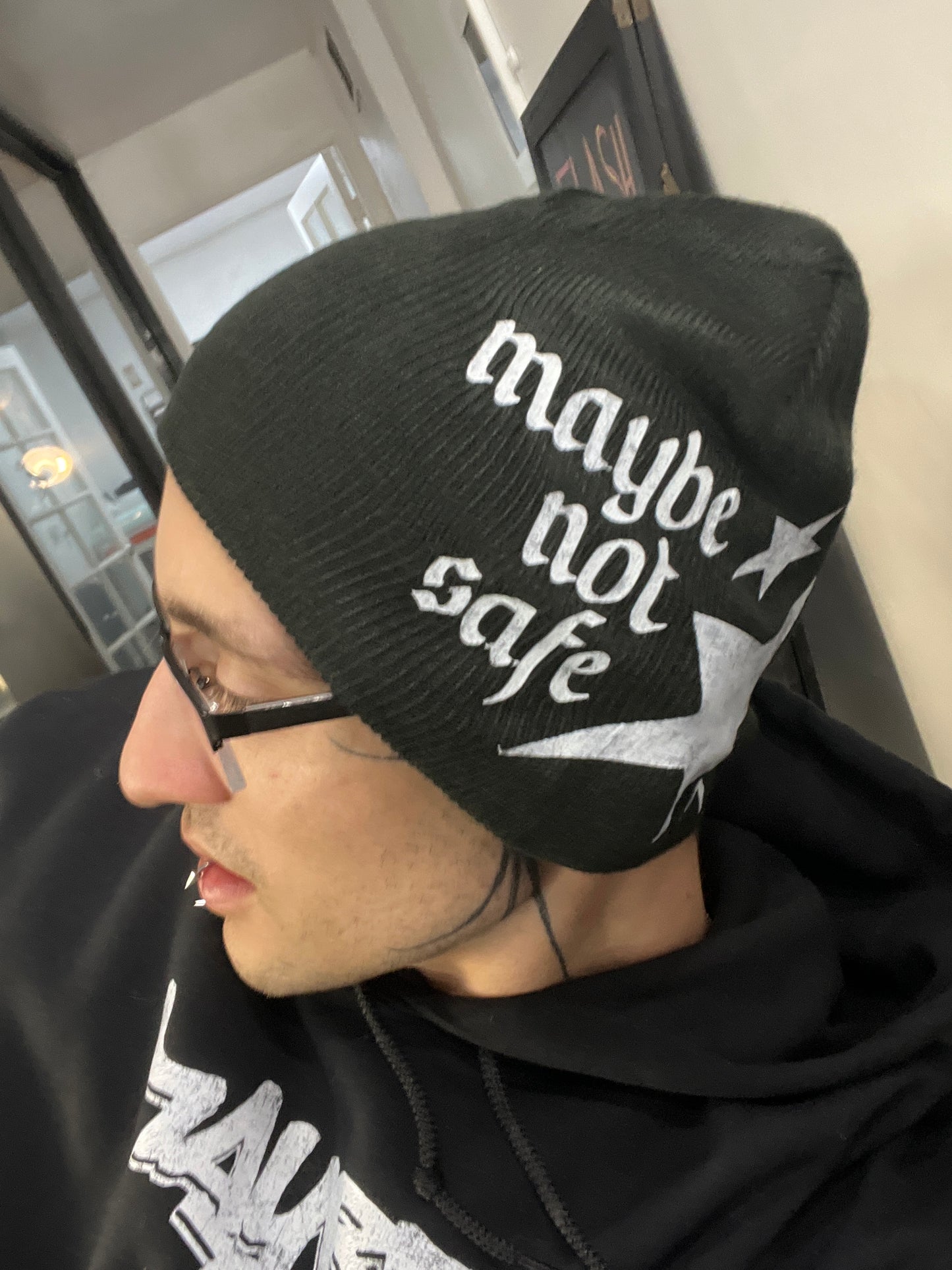maybe not safe beanie